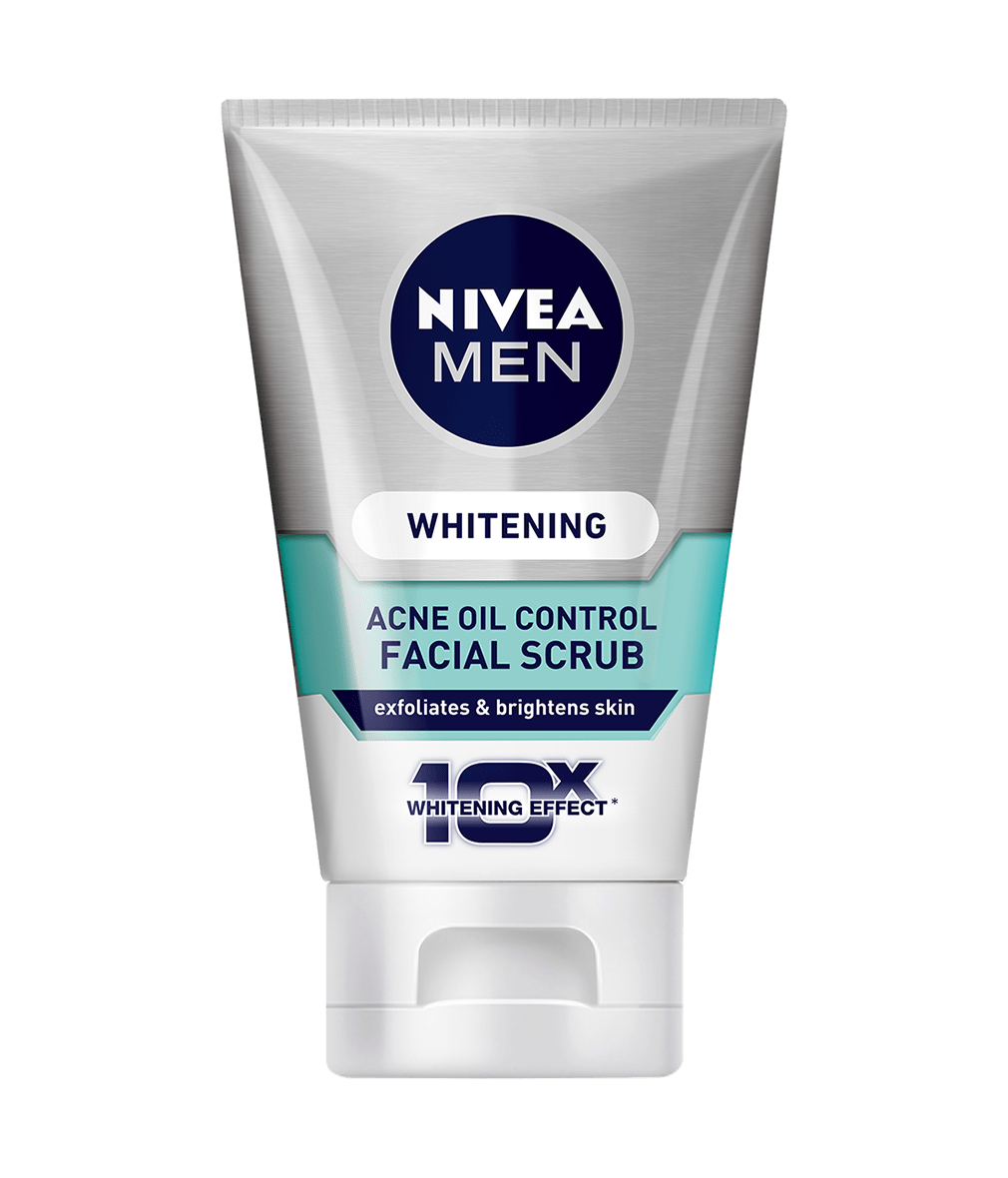 Whitening Acne Oil Control Scrub | Scrub For Men | NIVEA MEN
