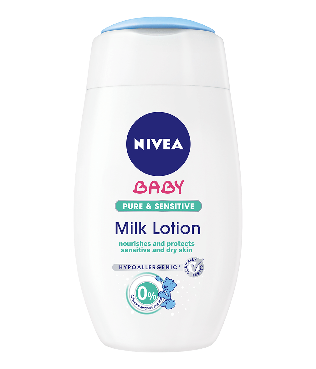 nivea baby pure & sensitive wash lotion